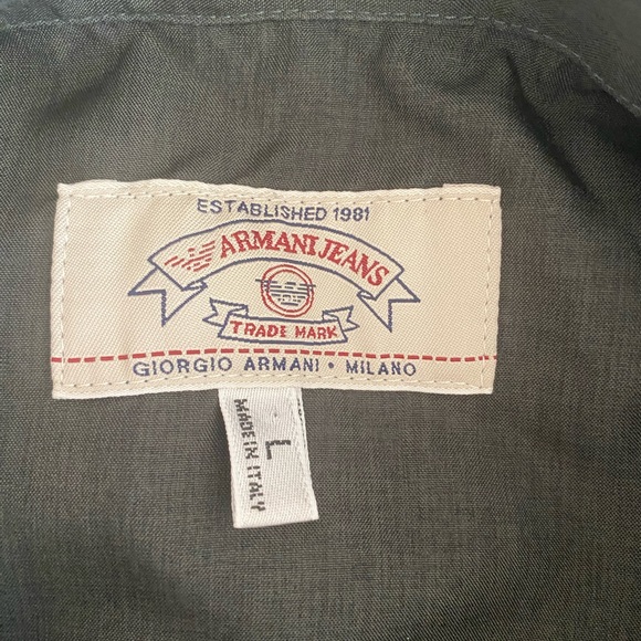 Vintage Armani Jeans Shirt Size L - Picture 3 of 7